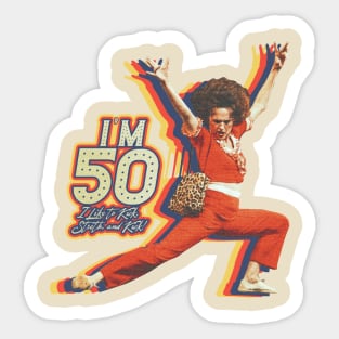 RETRO SALLY IM 50 Sticker